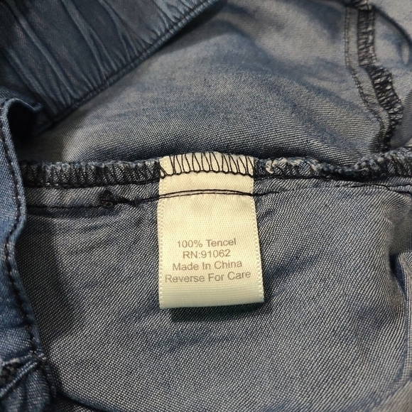 NEW Standards and Practices Hannah Denim Tencel Maxi Peasant Skirt Sz 29 NWT $84 - Picture 10 of 10